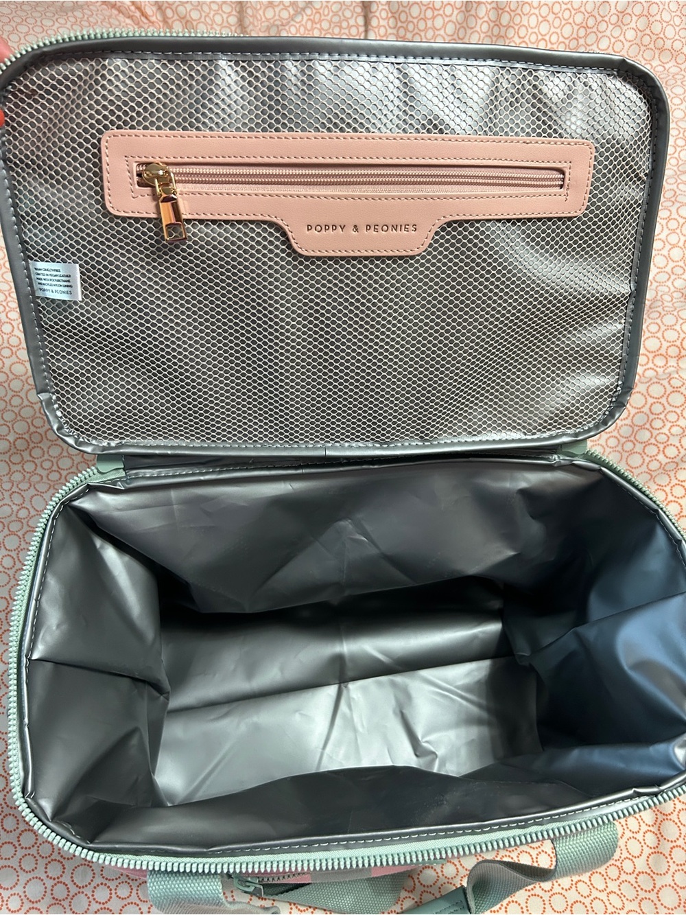 Poppy & Peonies Watermelon Stripe Cooler - Picture 11 of 12